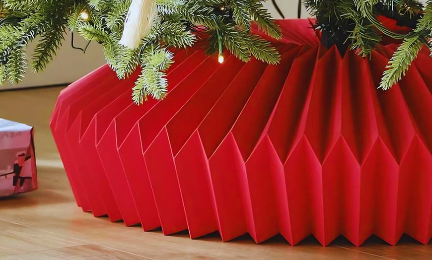 Image 3: Funda roja para base Árbol de Navidad