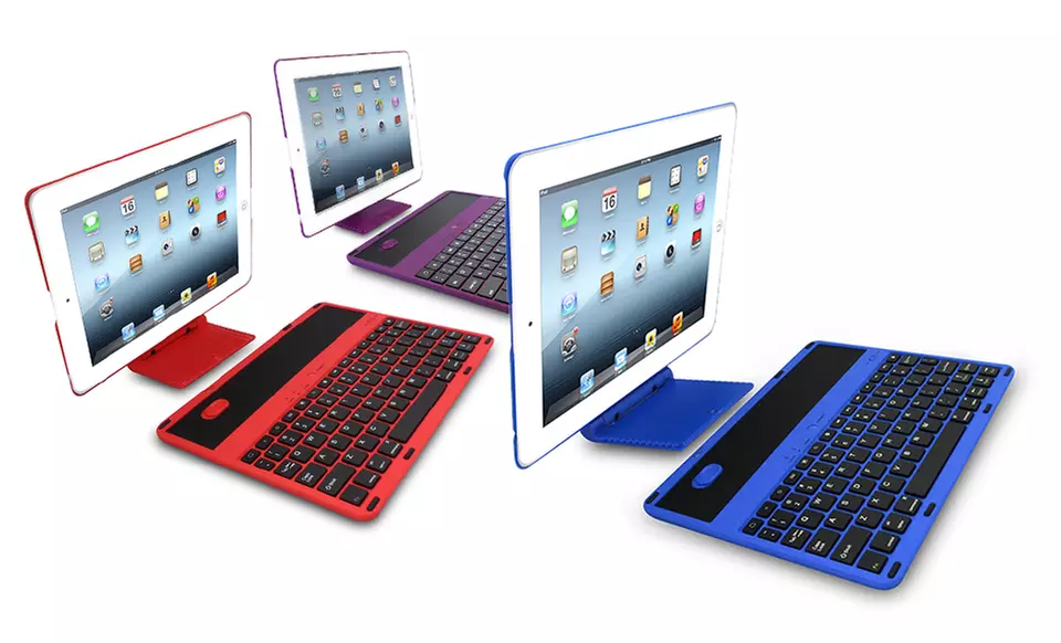 Digital Gadgets 3-in-1 Bluetooth Keyboard, Case, and Stand for Apple iPad 2/3/4 - Primary Image