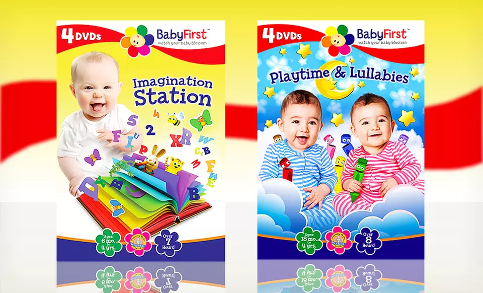 $19.99 for BabyFirst DVDs: Imagination Station and Playtime & Lullabies ($59.56 List Price). Free Shipping and Returns. - Primary Image