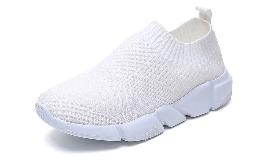 Image 11: Knitted Mesh Trainers