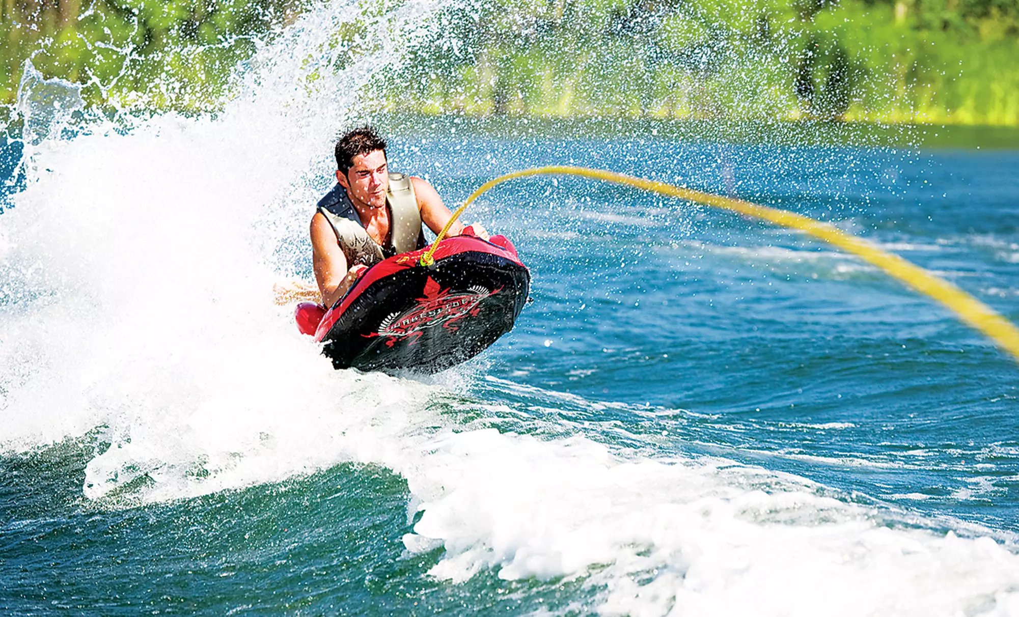 Coleman Sevylor Wakeslider Steerable Towable Raft - Primary Image
