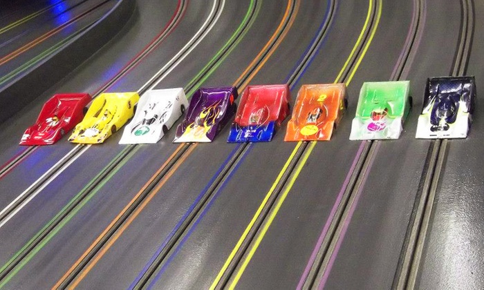 Experience 30-Minute Slot Car Racing for Groups of 2, 4, or 8