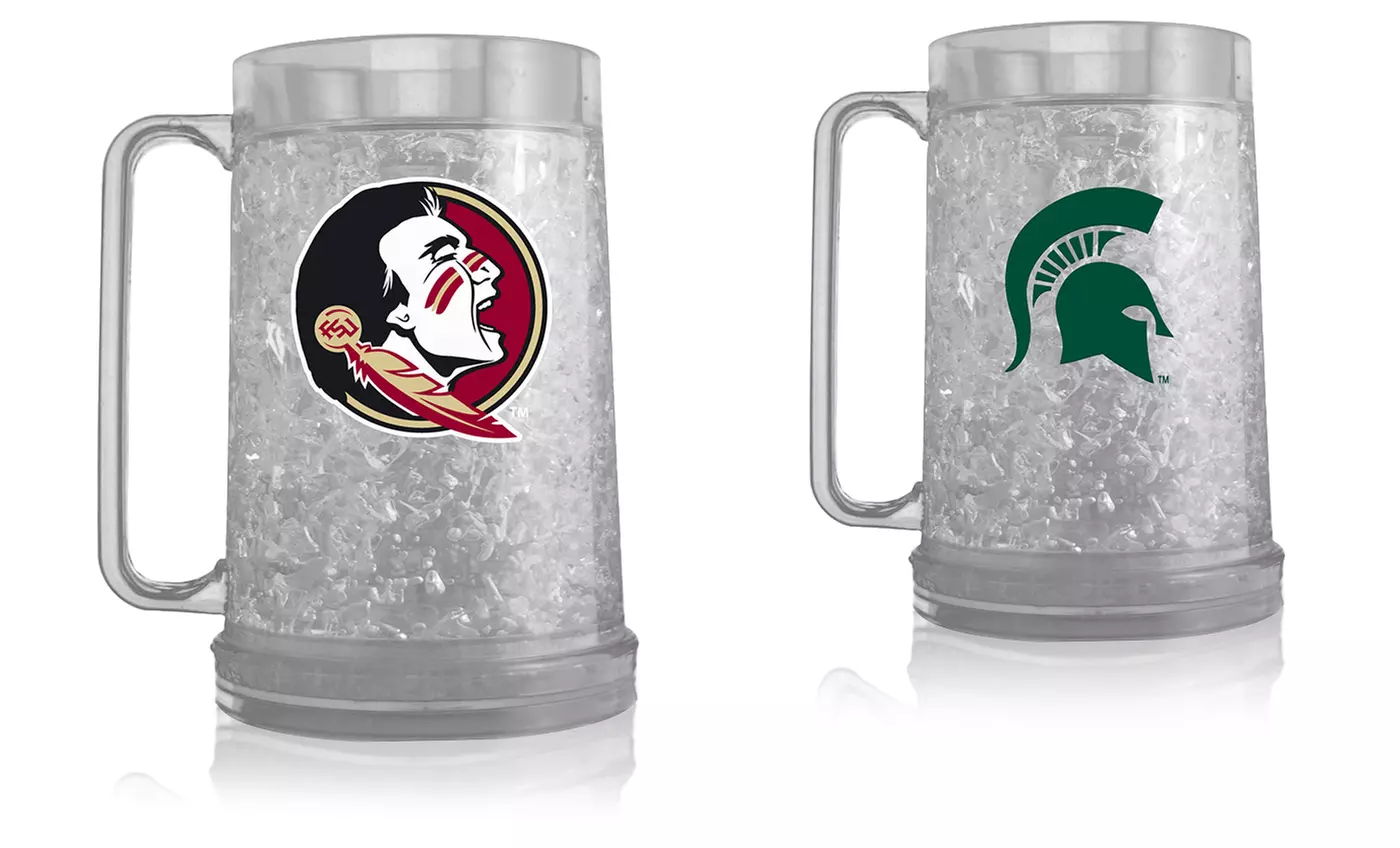 2-Pack of NCAA 16oz Crystal Freezer Mugs - Primary Image