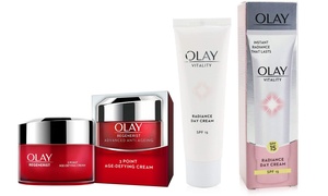 Olay Regenerist 15ml or Vitality 50ml Face Cream Two-Pack