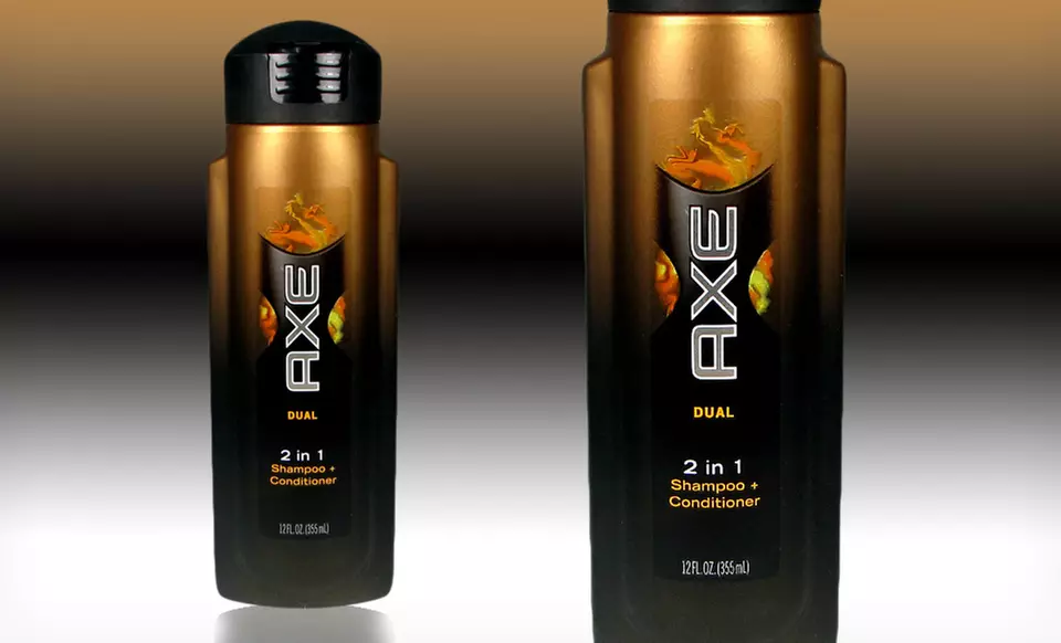 $5.99 for a 2-Pack of 12 Fl. Oz. Axe Dual Men's 2-in-1 Shampoo and Conditioner ($11.61 List Price) - Primary Image