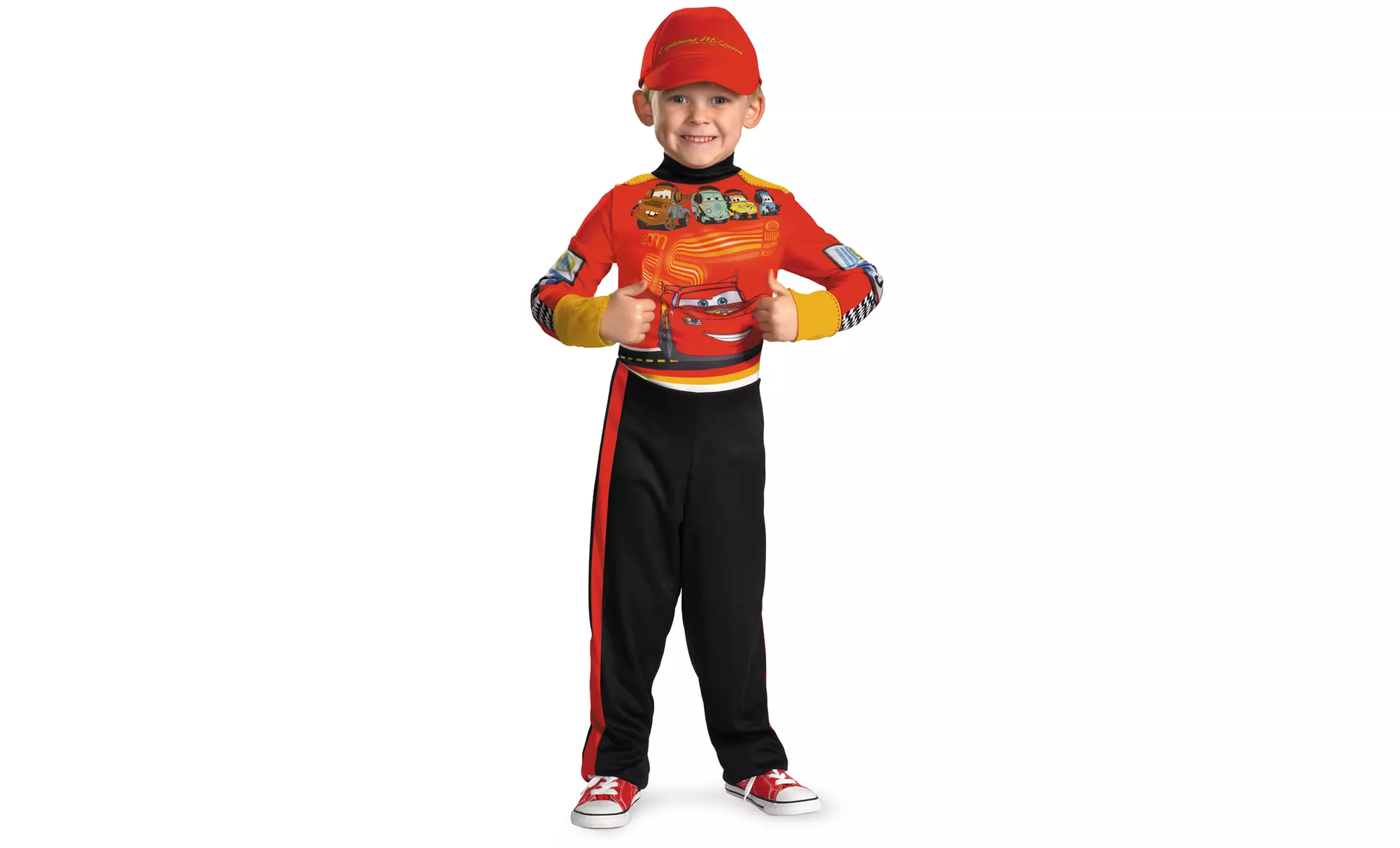 Disney Cars Lightning McQueen Boys' Pit-Crew Halloween Costumes (Size XS) - Primary Image