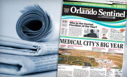 $10 for a One-Year Sunday-Only Subscription to the "Orlando Sentinel" ($85.08 Value) - Primary Image