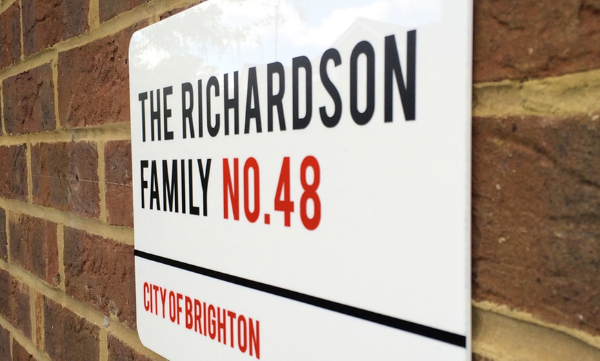 Image 3: Personalised London Style Sign