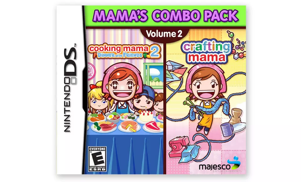 Cooking Mama 2: Dinner with Friends and Crafting Mama for Nintendo DS - Primary Image