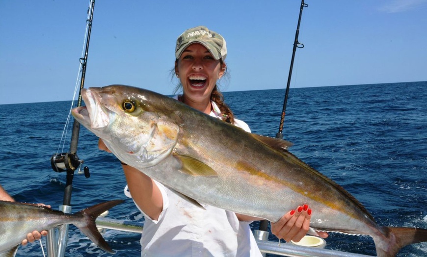 Image 1: Three Hour Private Fishing Trip - 24 feet Speed Boat