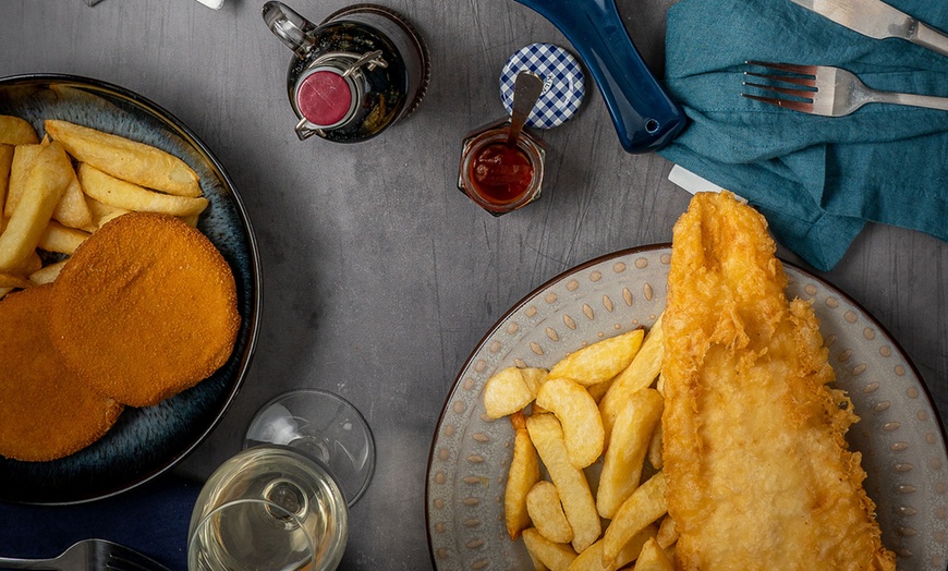 Image 3: Cod and Chips at Deep Blue, Multiple Locations