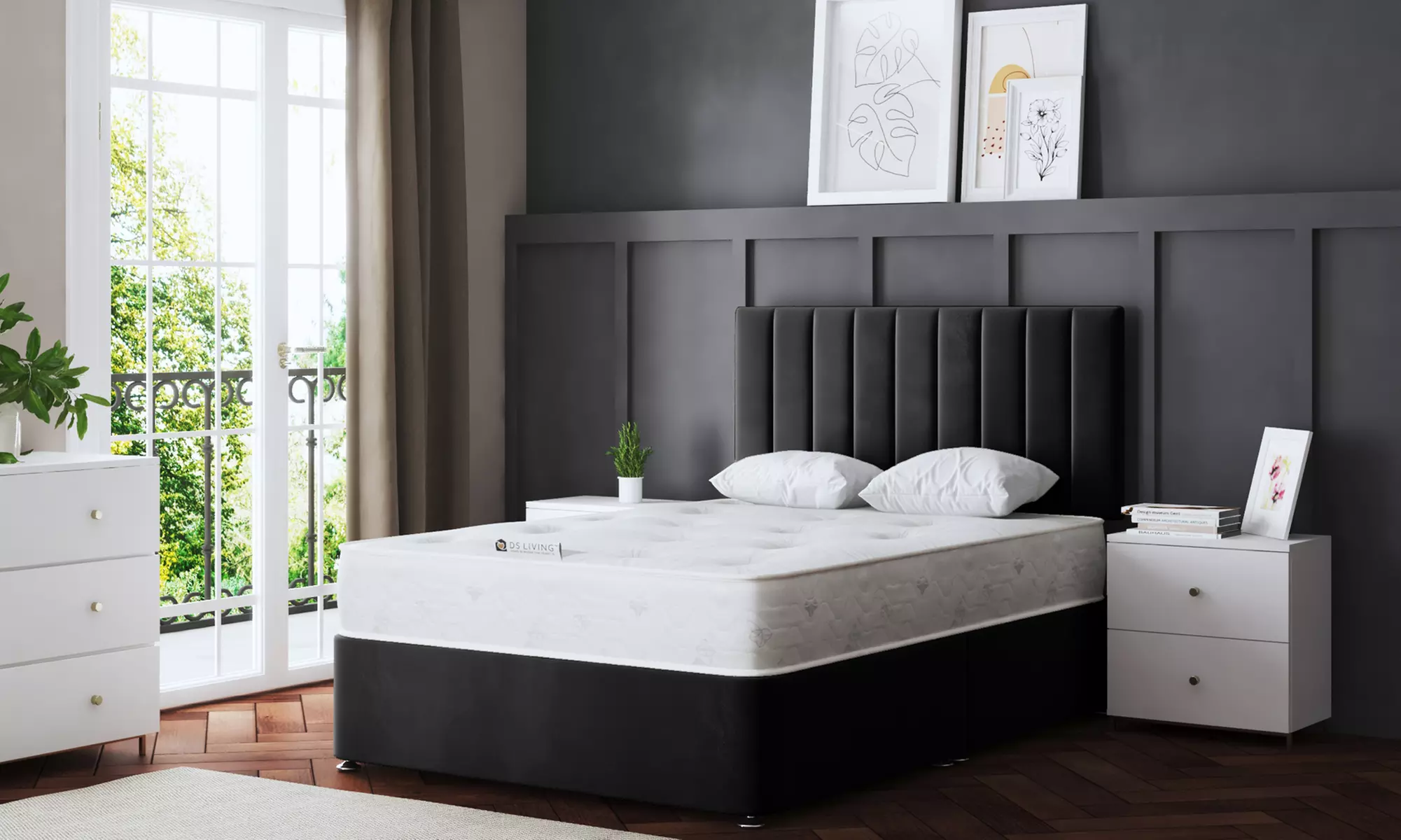 Amelia Panel Divan Bed