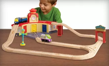 $59 for a Chuggington Wooden Railway Trainee Roundhouse Set ($119.99 List Price). Free Shipping.  - Primary Image