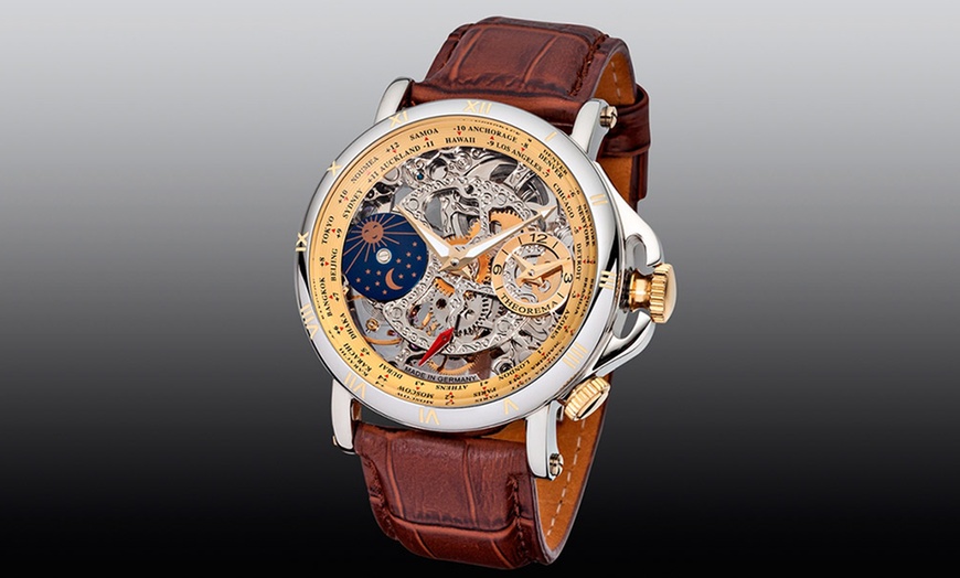 Image 4: Men's Diamond Mechanical Watches