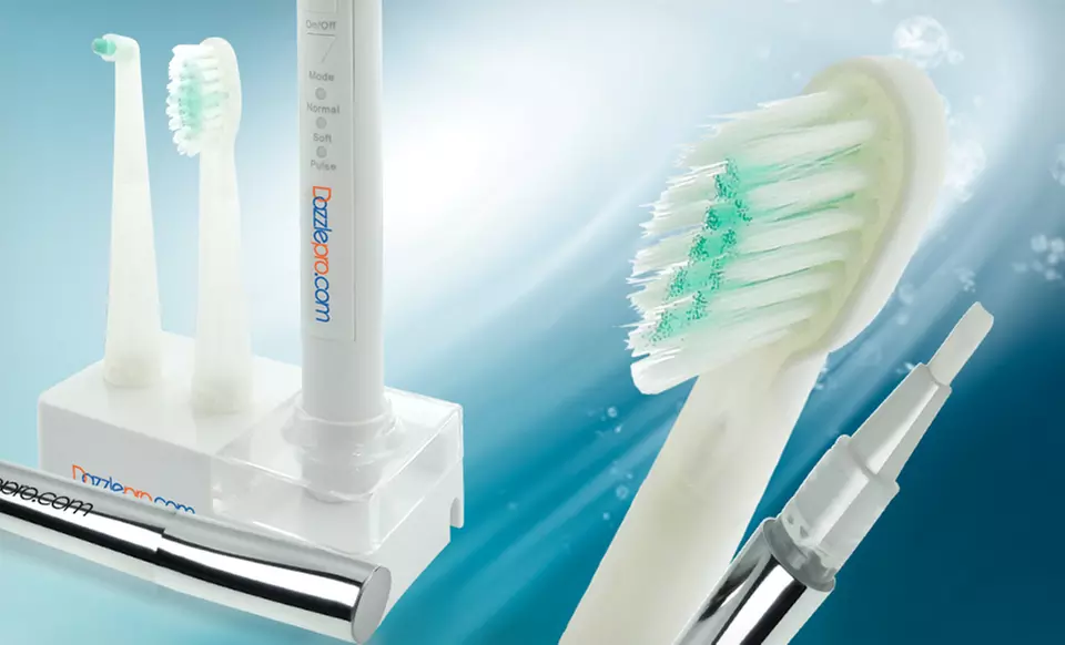 $34.99 for a SlimSonic Whitening System and Toothbrush ($139 List Price). Free Shipping. - Primary Image