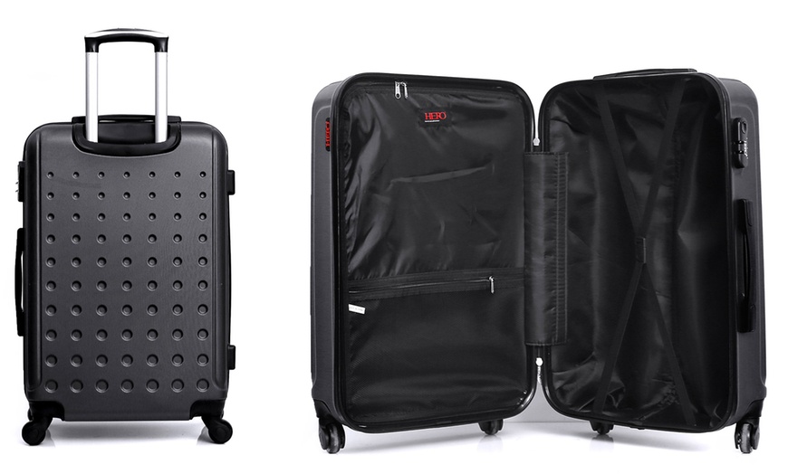 Image 4: Hero Three-Piece Luggage Set 