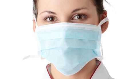 50 o 100 mascherine per il viso, a 3 strati