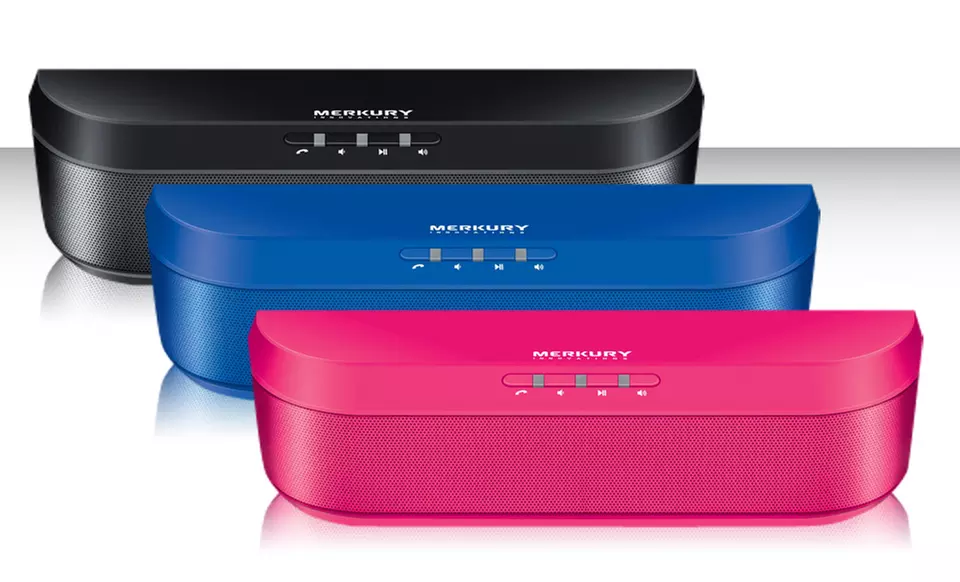 Merkury Innovations Anthem Bluetooth Speaker with Mic in Black, Blue, or Pink - Primary Image