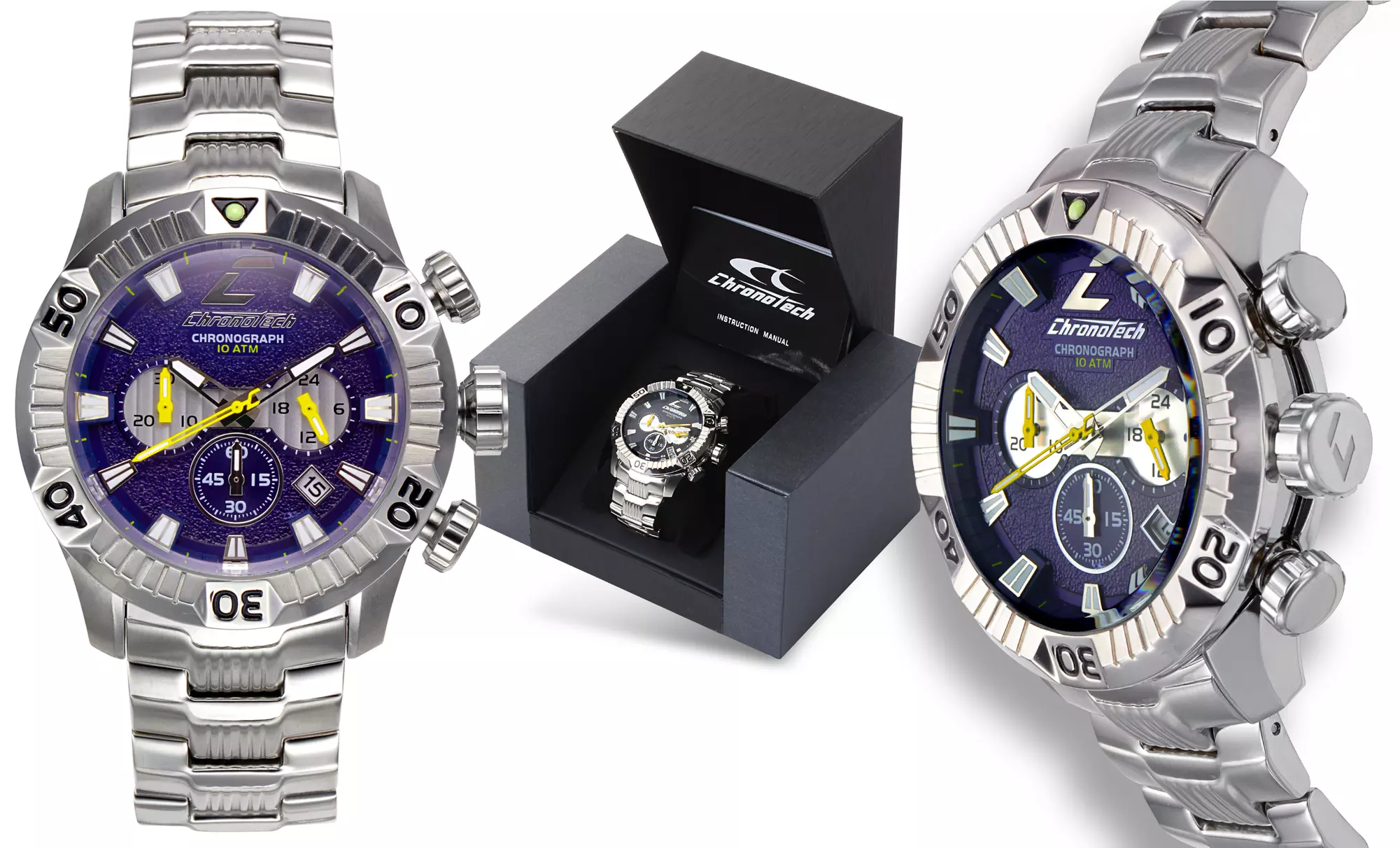 Chronotech Chronograph Watches - Second Medium