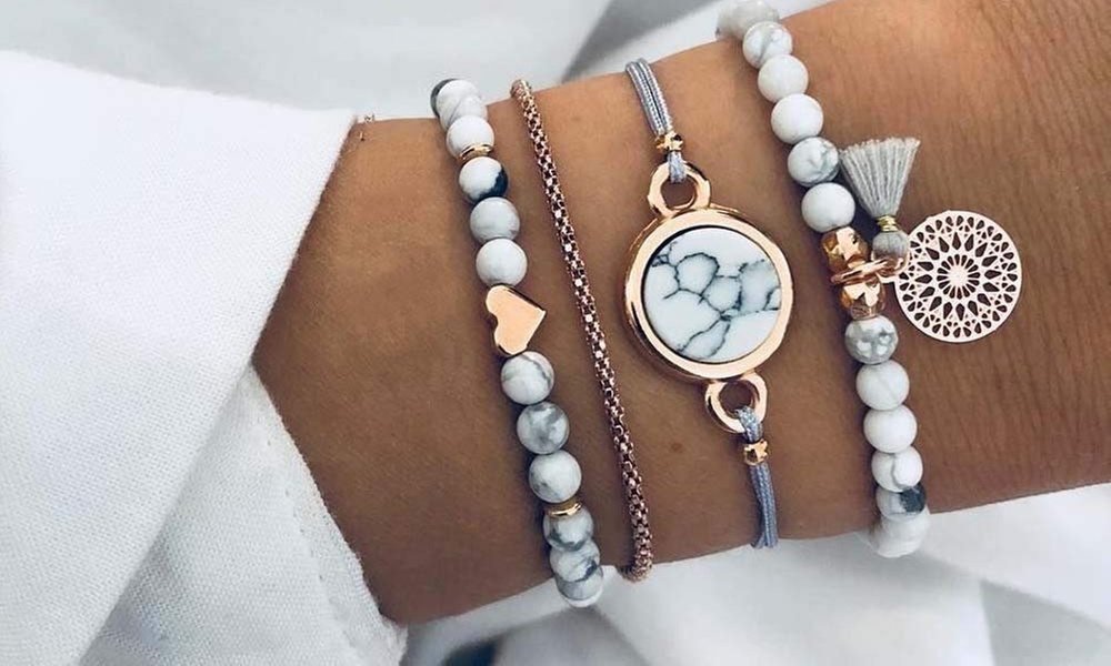 4 o 8 braccialetti boho-chic