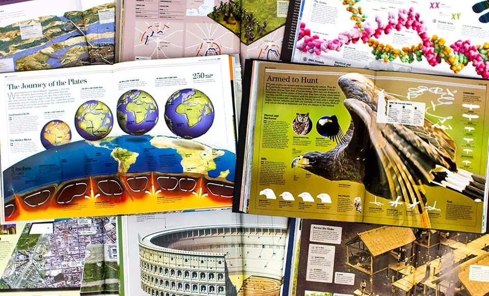 8-Book Family Reference Encyclopedia Library - Second Medium