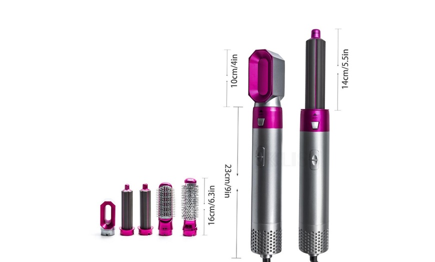 Image 3: 5-in-1 Multifunktions-Haarbürste & Föhn