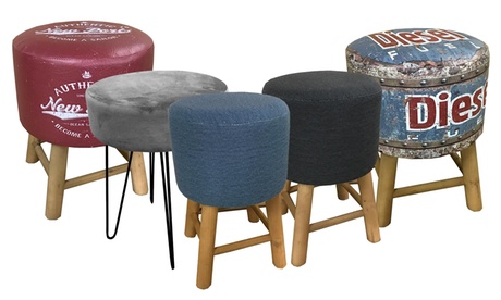 Sgabelli puff disponibili in 3 modelli e vari colori