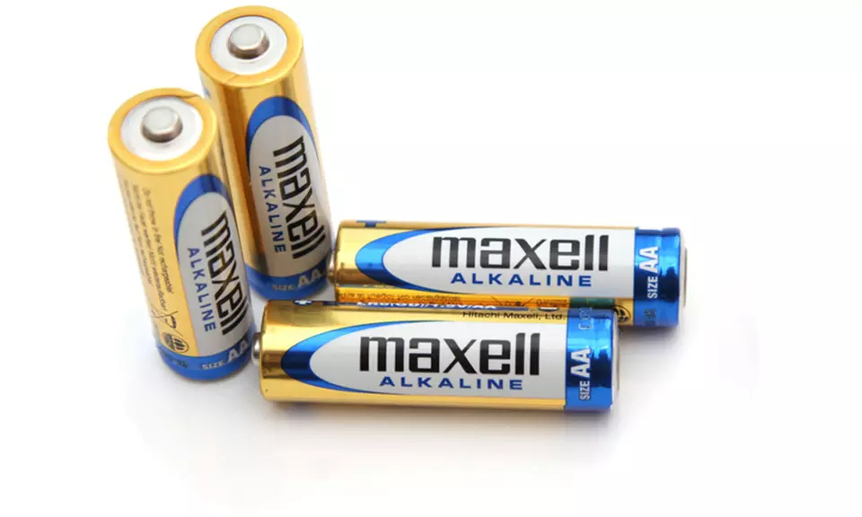 Fino a 192 batterie alcaline Maxell con tecnologia a lunga durata