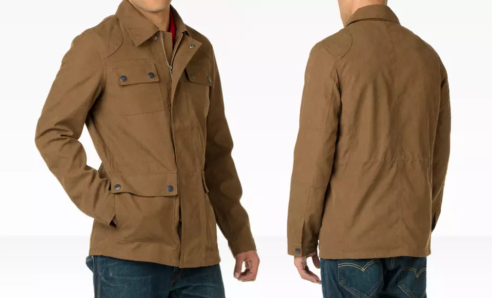 Fleet Street Men's Field Utility Jacket. - Primary Image