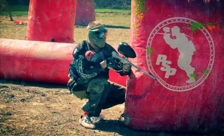 Four Hours of Paintball with Equipment Rental and Paintballs for 4 or 10 Players at Central Alabama Paintball (51% Off) - Primary Image