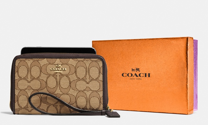 coach wolf wallet price