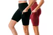 Women's 2-Pack High Waisted Biker Bermuda Shorts - Tummy Control - Second Medium