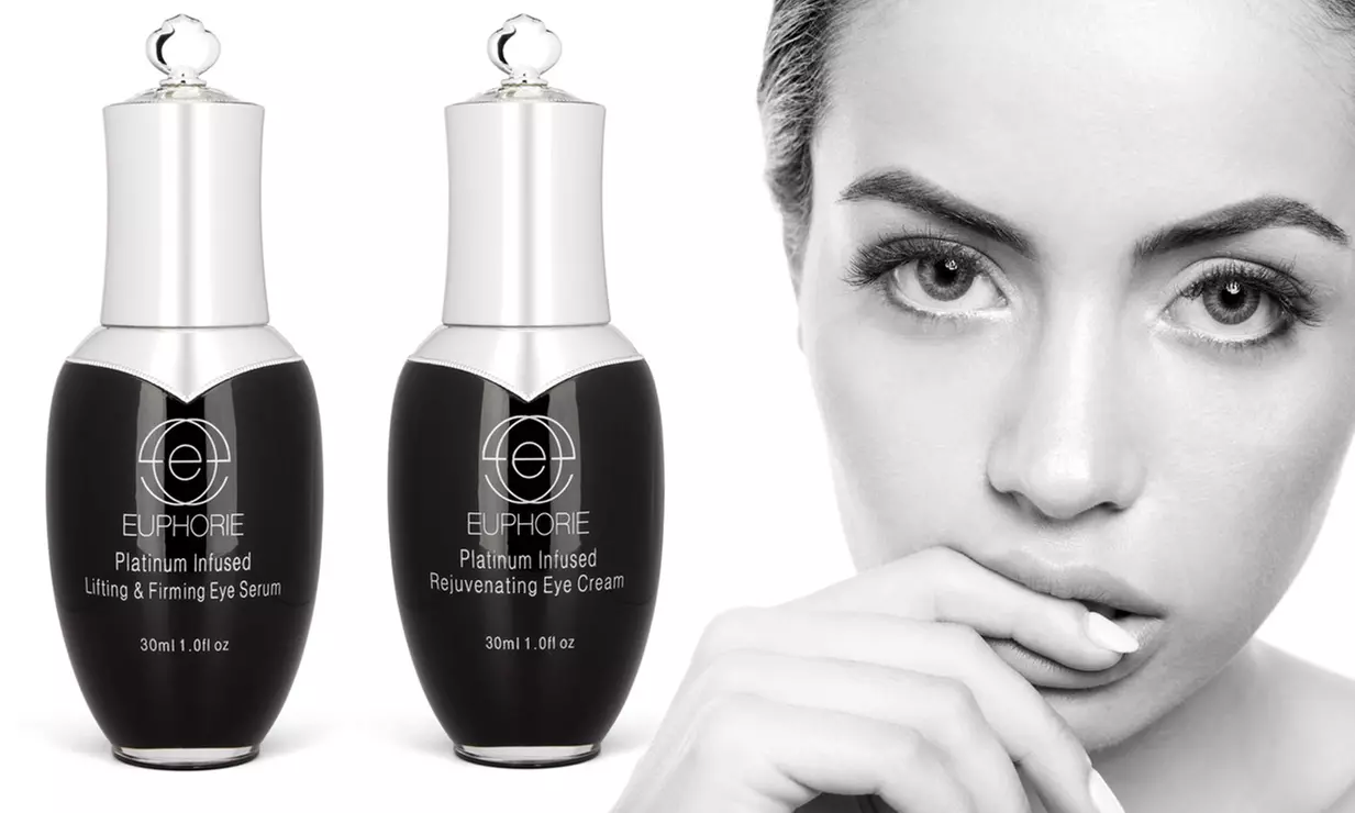 Euphorie Cosmetics Platinum Infused Eye Serum and Eye Cream from $29.99–$49.99 - Primary Image