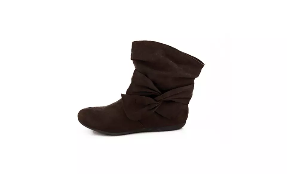 Rampage Women's Buckley Faux-Suede Ankle Boots. Multiple Colors Available from $10.99–$14.99. - Second Medium