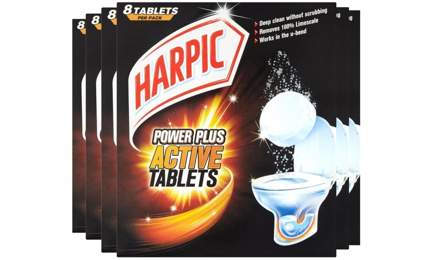 Image 5: 6-, 12- or 24 Packs of Eight-Piece Harpic Power Plus Tablets