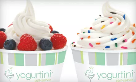Frozen Yogurt and Toppings at Yogurtini (Half Off). Two Options Available. - Primary Image