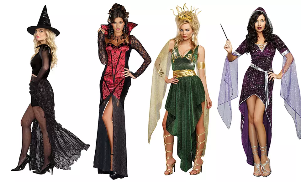 Women's Creatures of the Night Halloween Costumes with Standard and Plus Sizes from $38.99–$49.99 - Primary Image