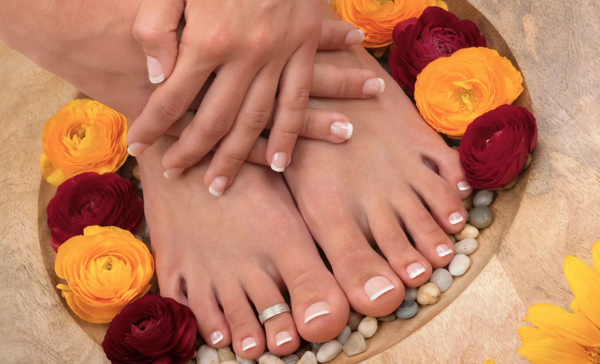 Manicure, Pedicure, and 60-Minute Cleansing Facial or swedish Massage at Bernard's Salon and Spa ($123 Value) - Primary Image