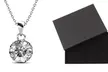 Halskette mit Moissanit-Anhänger, optional mit Geschenkbox - Second Medium