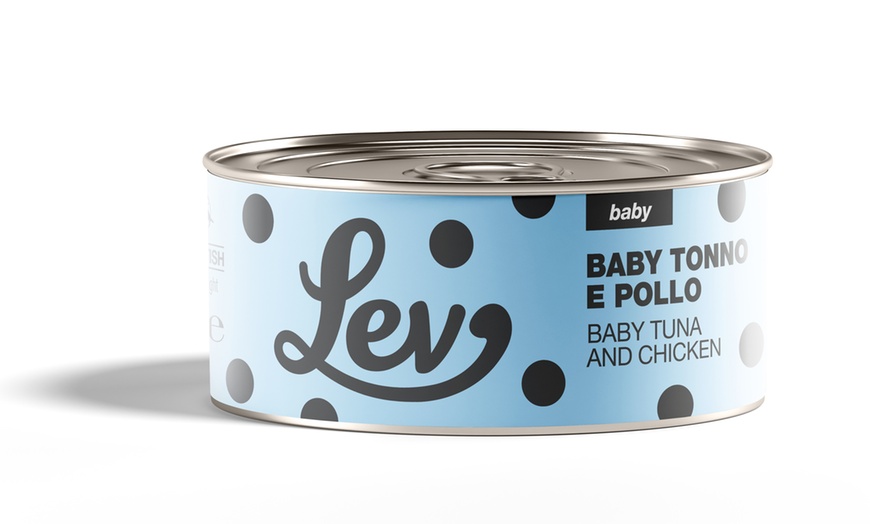 Image 2: Box di 60 lattine di cibo per gatti umido Kitten Lev da 140 g