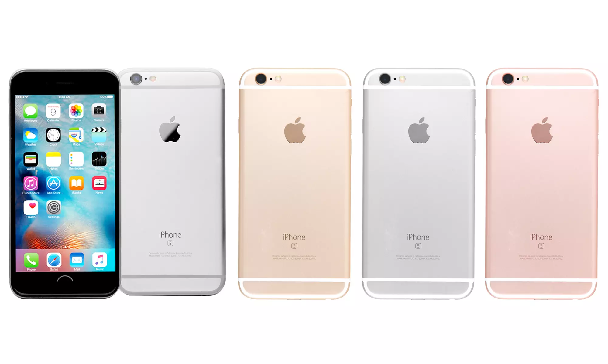 Apple iPhone 6s Plus Bundle (Unlocked) (Refurb. B-Grade) with MFi-Certified Lightning Cable and Generic Power Adapter - Primary Image