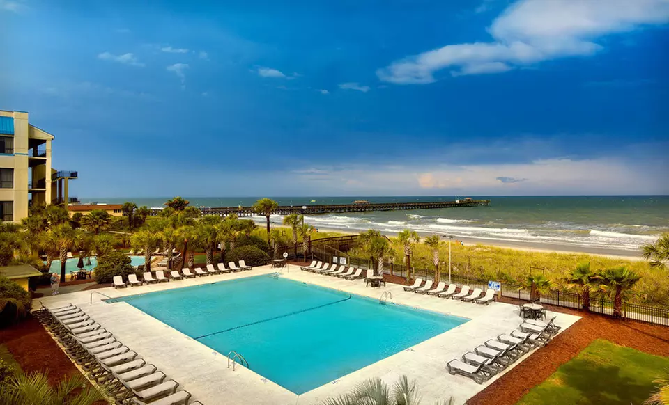 One-Night Stay with Breakfast for Two and $15 Dining or Fishing Credit at Springmaid Beach Resort in Myrtle Beach, SC - Primary Image