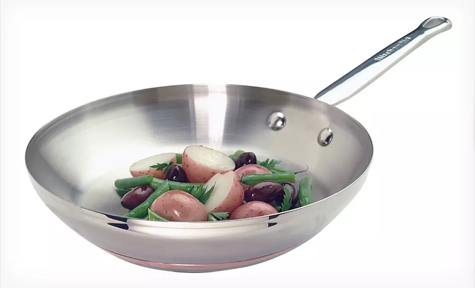 $169.99 for a KitchenAid Gourmet Distinctions Stainless Steel Cookware Set ($440 List Price). Free Shipping & Returns. - Second Medium
