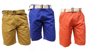 Red Snap Men's Shorts