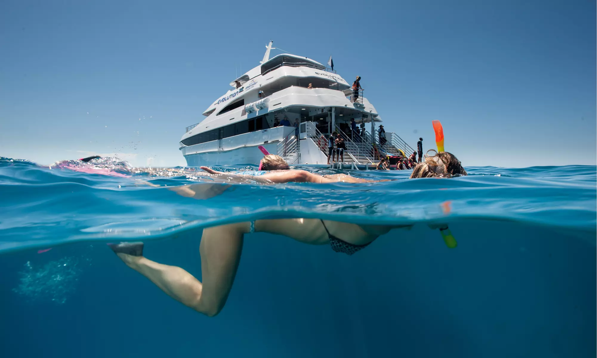 Cairns: One Child, Adult or One Family Ticket for a Full Day Reef Cruise and Lunch with Down Under Cruise and Dive - Primary Image