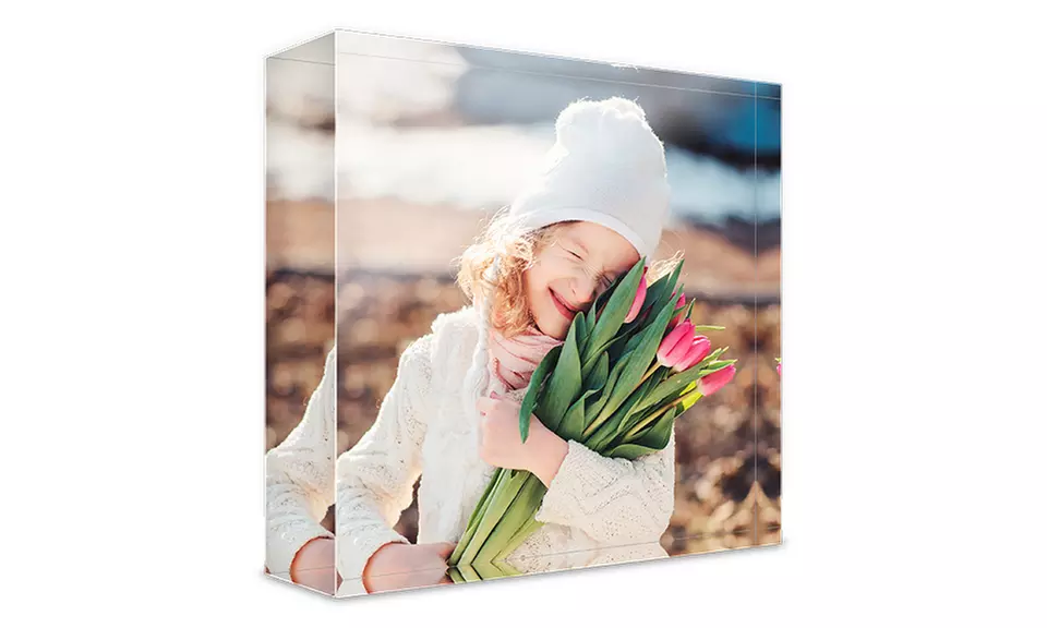 Personalized Acrylic Photo Block at Photo Gifts