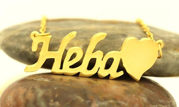 Custom name store necklace cheap