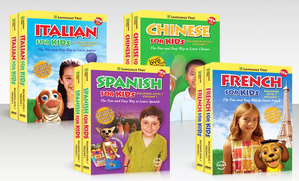 Language Tree Foreign Language for Kids Beginner DVD Sets. Multiple Languages Available. Free Shipping and Returns. - Primary Image