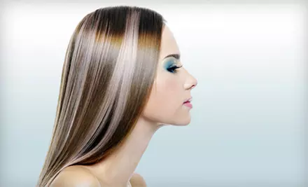 Conditioning with Blowout, Haircut, or Haircut and Color at Dennys Barber Shop and 1 Hott Hair Salon (Up to 65% Off) - Primary Image