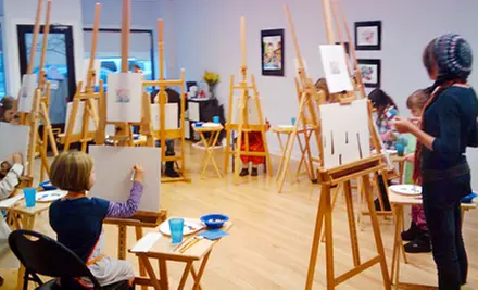 Kids' Open Art Studio, BYOB Painting Class, or BYOB Mosaic Class at Chicago Art and Design Center (Up to Half Off) - Second Medium